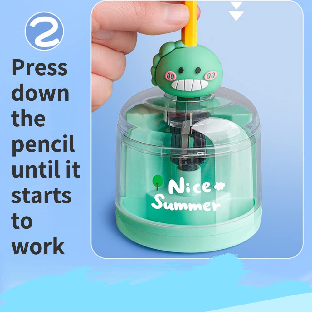 Amazon.co.jp: AZLNRMU 電動鉛筆削り - かわいいデザインの鉛筆削り